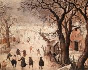 亨德里克艾弗坎普 - Winter Landscape